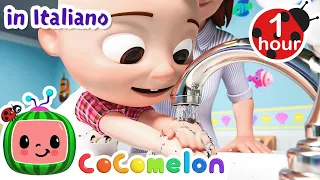 Laviamoci le mani | CoComelon | Moonbug Kids - Cartoni Animati
