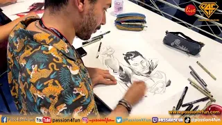 Live Drawing Esad Ribic all’Etna Comics 2022