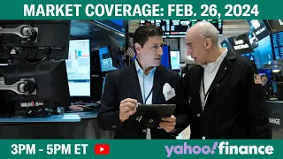 Stock market today: Stocks step back from record highs ahead of inflation data this week | Feb 26