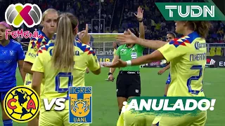 ¡NO VA AL MARCADOR! Anulan el gol de Katy | América 0-0 Tigres | Campeón de Campeones Femenil | TUDN