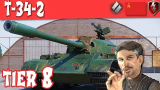 WOT Blitz - T-34-2 Full Tank Review Chinese Tier 8 Medium ||WOT Blitz||