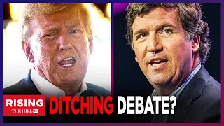 Trump BACK ON TUCKER: Candidate SKIPS Fox Primary Debate Amid Poll DOMINATION