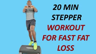 20 Minute Simple Stepper Workout for FAST FAT LOSS