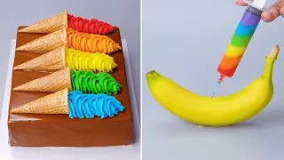 Fantastic Cake Decorating Idea 🌈😍 Perfect Cake Compilation |  So Tasty Chocolate Cake