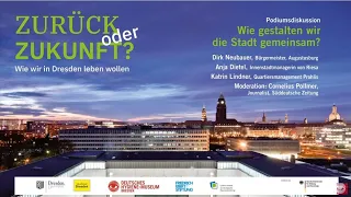 Diskussion über Dresden: Wie gestalten wir die Stadt gemeinsam?