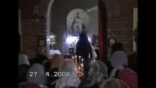 Пасхальное богослужение в храме Св. прав. Иоанна Кронштадтского.