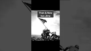 Then & Now photos from WW2 Iwo Jima. The Pacific #worldwar2 #history #military