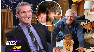 Andy Cohen asks if it would be 'weird' for him to take baths with his baby daughter Lucy