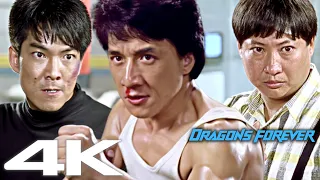 Jackie Chan, Sammo Hung, Yuen Biao "Dragons Forever" (1988) in 4K // Factory Ending Scene