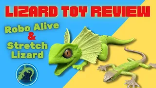 Toy Lizard Unboxing | Zuru Robo Alive Frilled Neck Lizard | Mega Stretch Lizard
