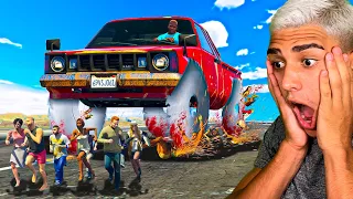 TRANSFORMEI CAMINHÕES NORMAIS em CAMINHÕES AMALDIÇOADOS no GTA 5