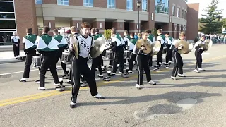 Ohio University Marching 110 - Pre Game Percussion and Salvation 10/21/19
