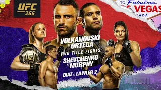 UFC 266 Full Card Breakdown & Predictions | Ortega vs Volkanovski