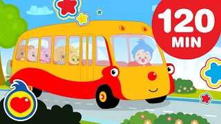 Las Ruedas del Bus - Y Las Mejores Canciones Infantiles Clásicas  (120 Min)  ♫ Plim Plim