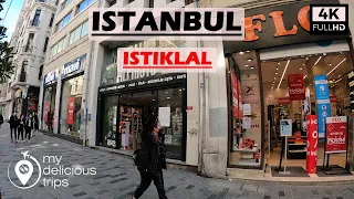 ISTANBUL CITY TOUR 4K | Istiklal street Istanbul walking in 4k | February 2021 walk