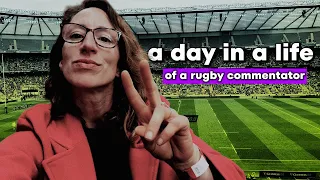 A day in the life of a rugby commentator 🏉 | England vs Ireland at Twickenham!!