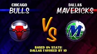 NBA Hangtime ARCADE Playthrough - Chicago Bulls vs Dallas Mavericks