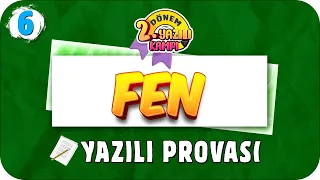 6.Sınıf Fen 2.Dönem 2.Yazılıya Hazırlık | 2022 📝