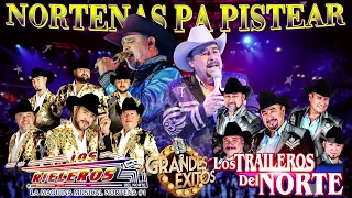 Puras Norteñas Viejitas Para Pistear Mix 💛💛💛 Los Traileros del Norte vs Los Rieleros del Norte