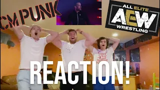 CM PUNK AEW DEBUT REACTION! | AEW Rampage: The First Dance