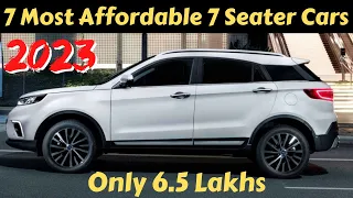 Most Affordable 7 Seater Cars In India 2023 | 7 Seater Cars In India