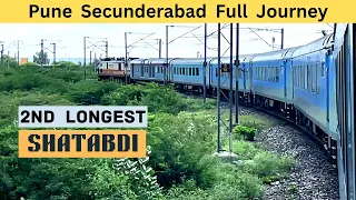 Pune Secunderabad Shatabdi Express Full Journey | Second Longest Shatabdi | Catering services