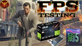 GT 710 FPS IN GTA V / i5 9400f with 8 gb ram fps test in gta v /