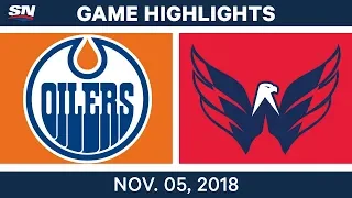 NHL Highlights | Oilers vs. Capitals– Nov. 5, 2018