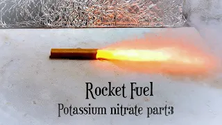 How to make Rocket Fuel ( Potassium nitrate part 3 )