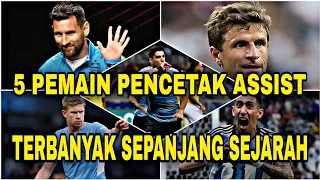 5 Pemain Pencetak Assist Terbanyak Sepanjang Sejarah Part 1 #berita bola