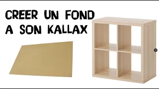 Comment créer facilement un fond pour son kallax  ?