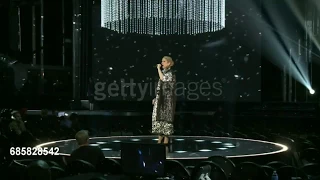 Celine Dion rehearsing "My Heart Will Go On"  BBMAs 2017