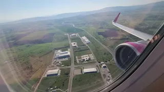 Wizz Air A321 Takeoff from Skopje