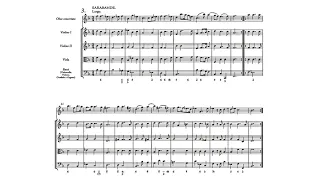 George Frideric Handel - Oboe concerto No. 3 in G minor, HWV 287