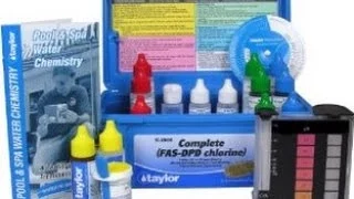 How To Test Swimming Pool Chlorine W/ Taylor Pool Water Test Kit