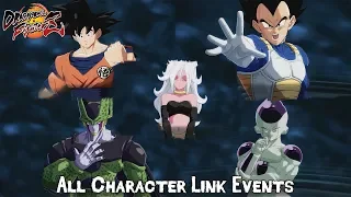 Dragonball FighterZ - All Character Link Event Cutscenes [100% Completion]