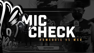 MIC CHECK REGULAR SEASON MPL MY SEASON 9 WEEK 1 DAY 3 : HOMEBOIS VS MAB