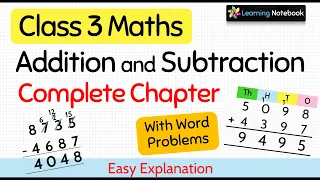 Class 3 Maths Addition and Subtraction (Complete Chapter)