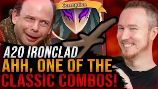 Ahh, You Picked One of the Classic Combos! | Ascension 20 Ironclad Run | Slay the Spire