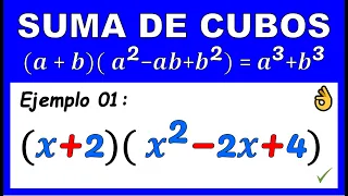 SUMA DE CUBOS (EJEMPLO 1) || PRODUCTOS NOTABLES
