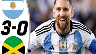 Argentina vs Jamaica 3-0 Highlights 2022