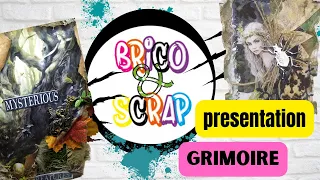 PRESENTATION DU GRIMOIRE  ITD MYSTERIOUS CREATURES en collaboration avec BRICO&SCRAP