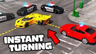 Instant Turning Car To Escape In GTA5 RP