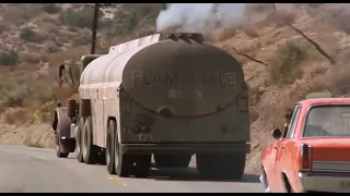 An Intense Scene From The Movie Duel (1971)