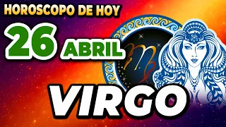 🎉𝐒𝐢𝐠𝐮𝐞 𝐭𝐮𝐬 𝐬𝐮𝐞ñ𝐨𝐬 𝐲 𝐚𝐥𝐜𝐚𝐧𝐳𝐚𝐫á𝐬 𝐥𝐚 𝐩𝐥𝐞𝐧𝐢𝐭𝐮𝐝😎Virgo♍ Horoscopo de hoy 26 de Abril 2024🔮Horóscopo de hoy