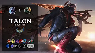 Talon Top vs Gangplank - EUW Challenger Patch 12.11