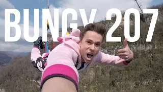 Прыжок с Bungy 207 (Skypark AJ Hackett Sochi)