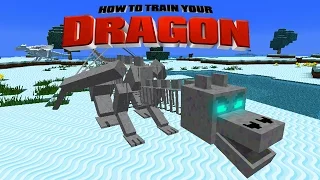 Minecraft - HOW TO TRAIN YOUR DRAGON - Skeletal Dragon War [33]