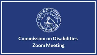 Commission on Disabilities Meeting - June 1, 2020