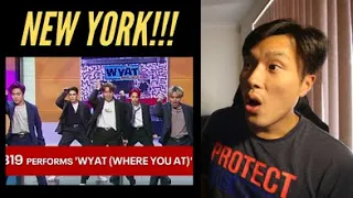 SB19 sings WYAT (Where You At) New York SB19 WYAT Reaction